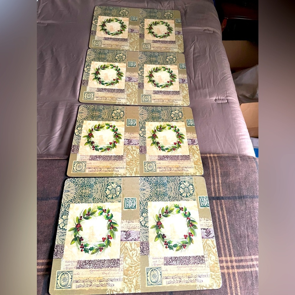 Christmas Cork Placemats/4